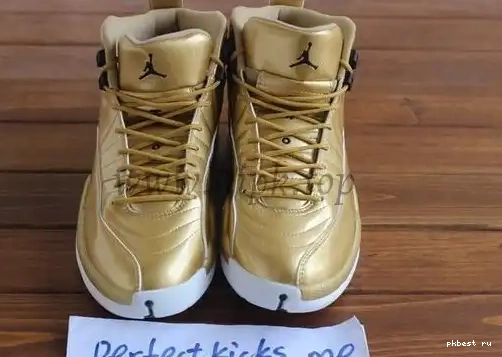 Authentic Air Gold 12 Jordan Pinnacle 0513